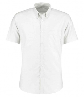 Kustom Kit K183  Short Sleeve Slim Fit Oxford Shirt
